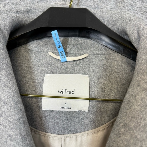 Wilfred Gray Wool Cashmere Blend Coat Women’s Elegant Classic Jacket Size Small - Picture 5 of 15